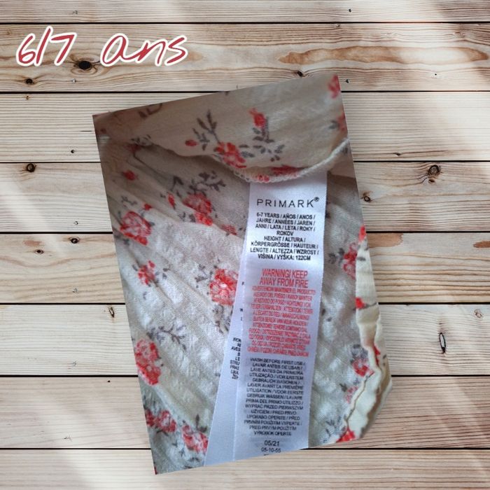 🌼 Ravissante robe fleurie Primark – 6/7 ans 🌼 - photo numéro 3