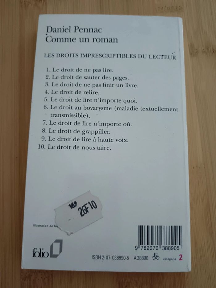 Daniel Pennac 🌿 Comme un roman - photo numéro 2