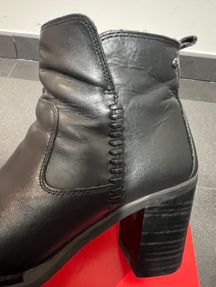 Bottines en cuir noir Pikolinos - Pointure 38 - photo numéro 4