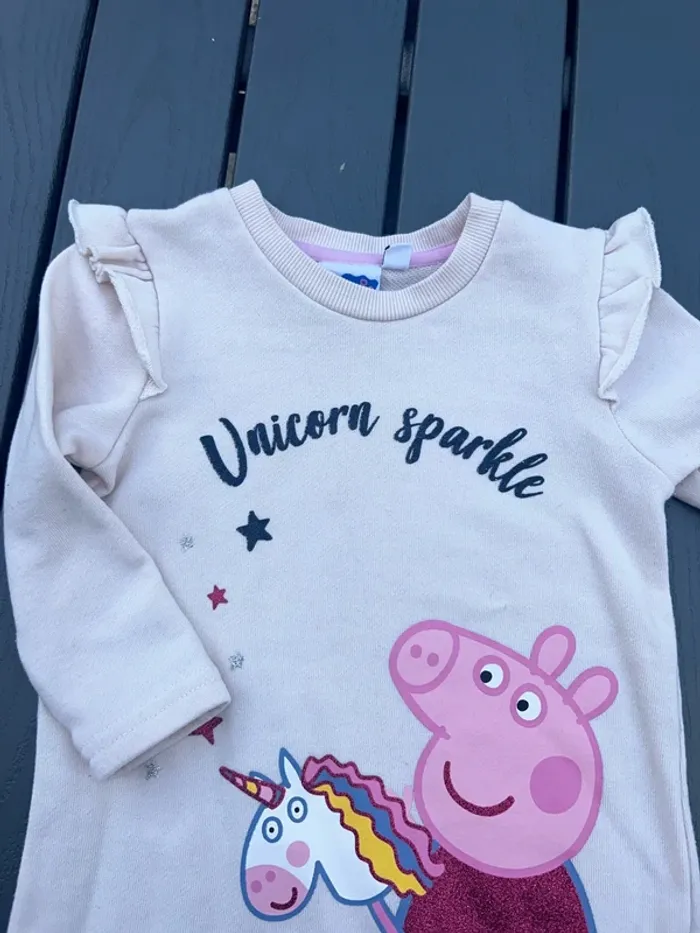 Robe et legging peppa pig bébé fille - photo numéro 2