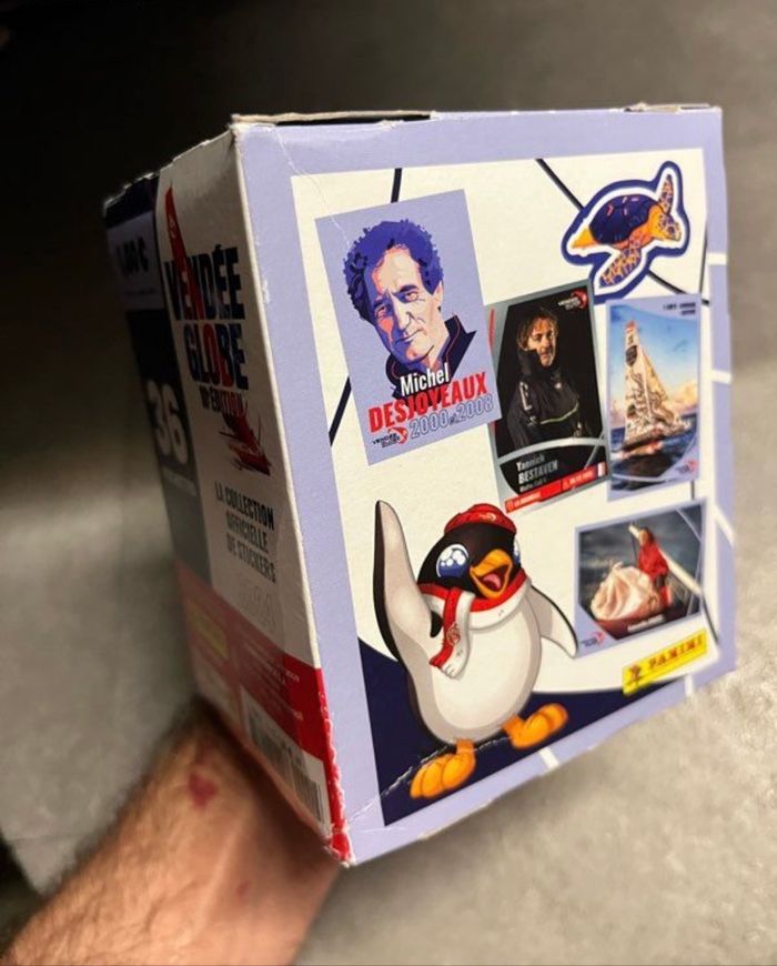 Boîte 36 sachets panini stickers VENDÉE GLOBE 2024 - photo numéro 2