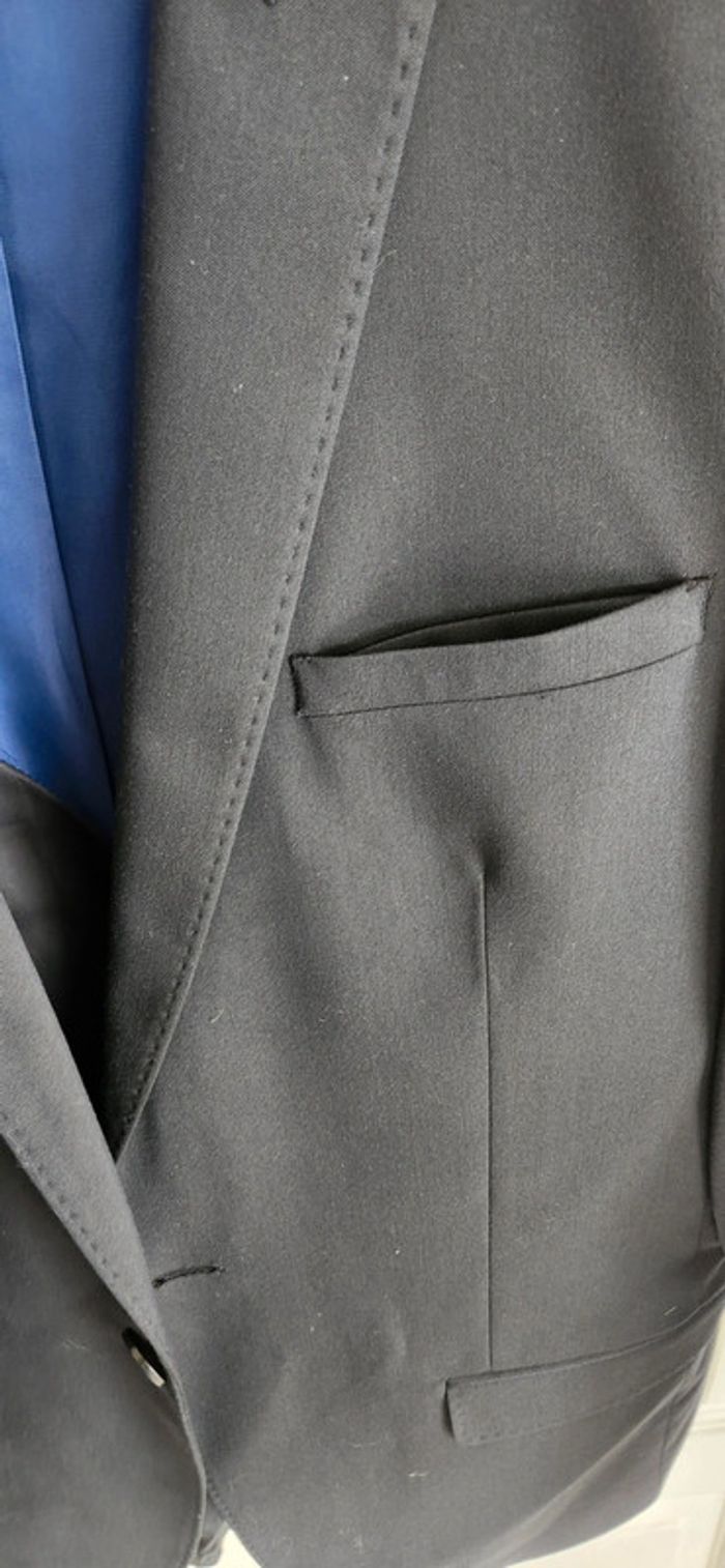 Veste de Costume Celio Bleu Nuit Gris - photo numéro 4