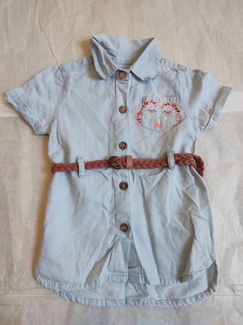 Robe en jean fille
