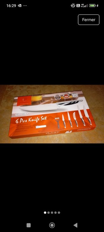 Set de couteaux