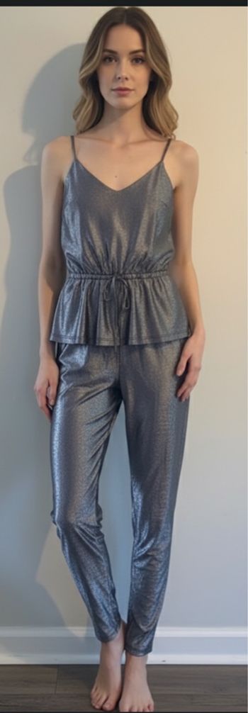 Combinaison femme argentée brillante – Taille 32 – H&M