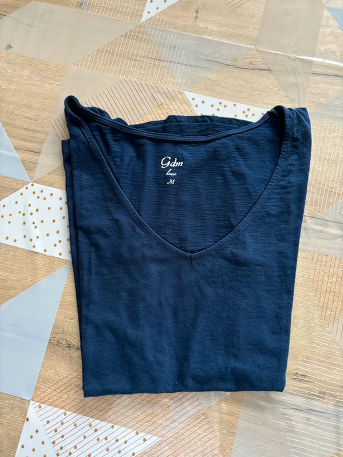 T-shirt bleu - photo numéro 2