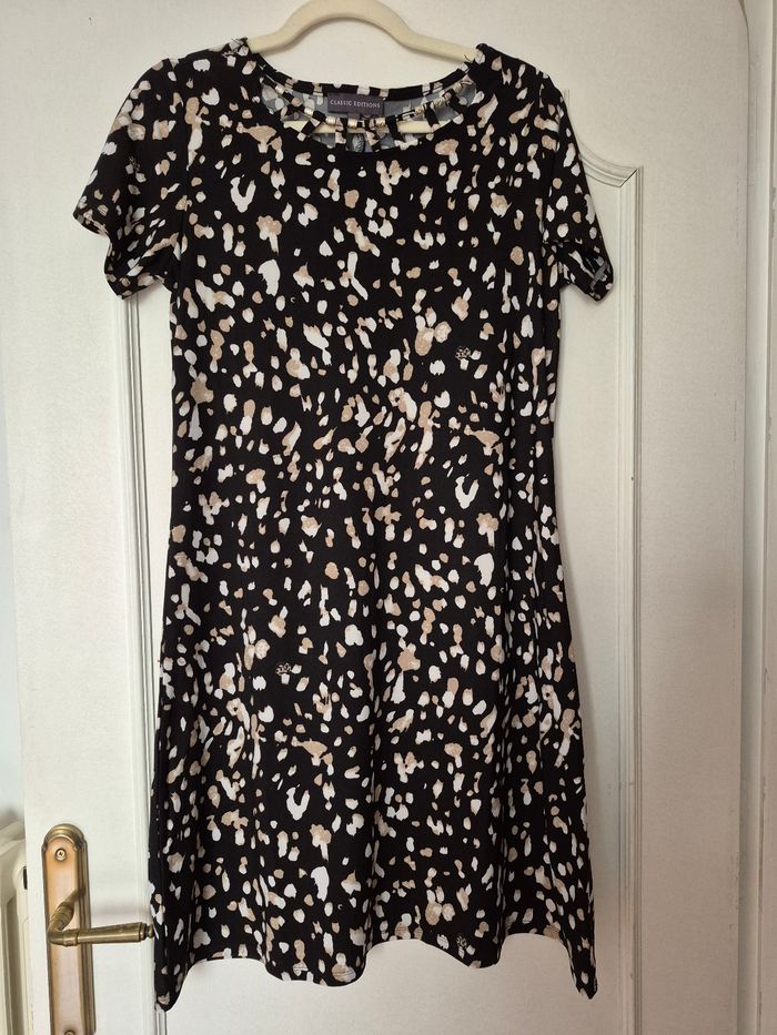 Robe imprimée léopard M