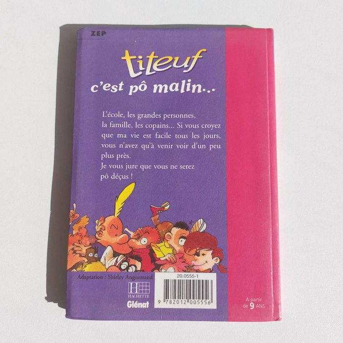 Livre - Titeuf c'est pô malin - photo numéro 2