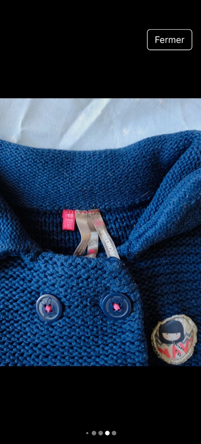 Lot de 4 gilets, 18 mois - photo numéro 8