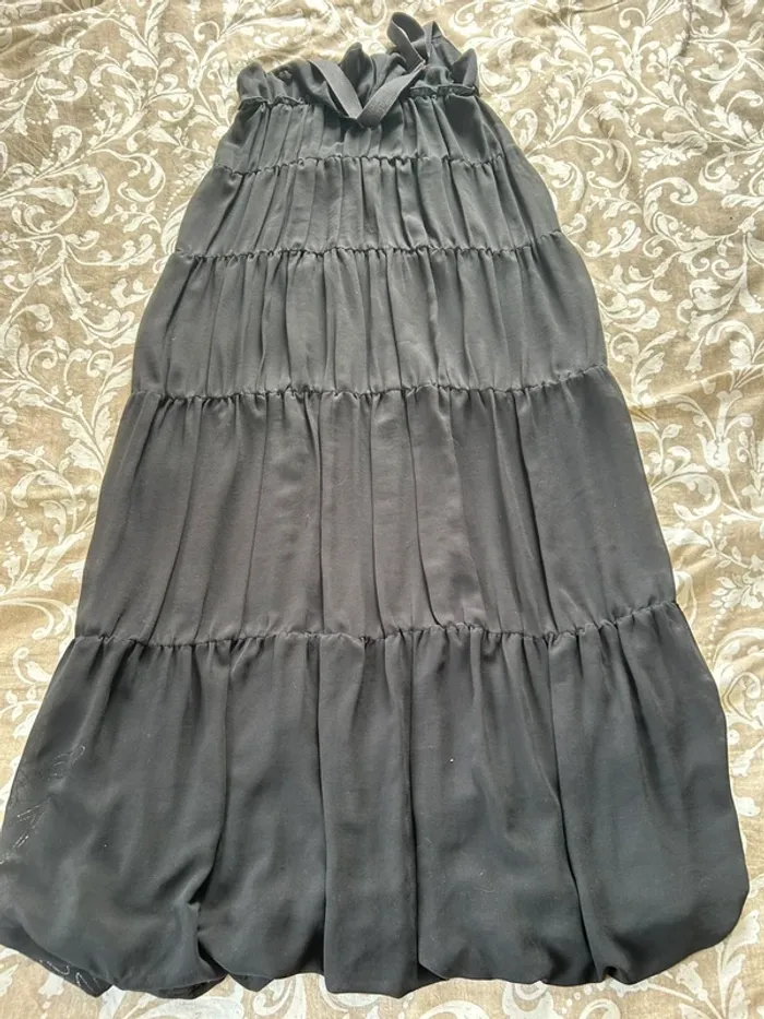 Robe longue gris cop copine taille 36 - photo numéro 2