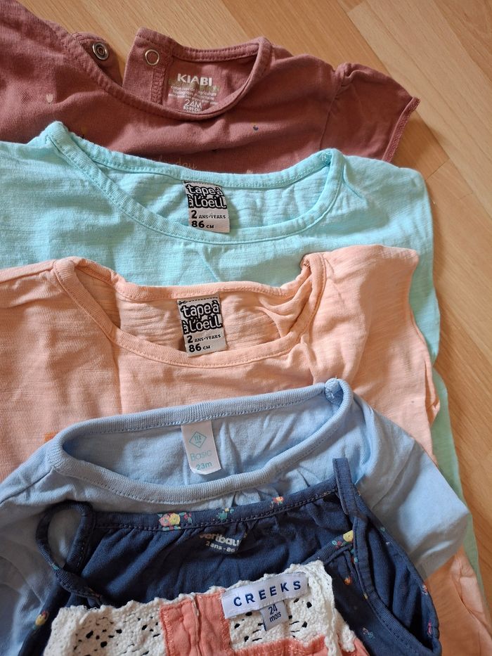 Lot 6 t-shirts manches courtes - photo numéro 3