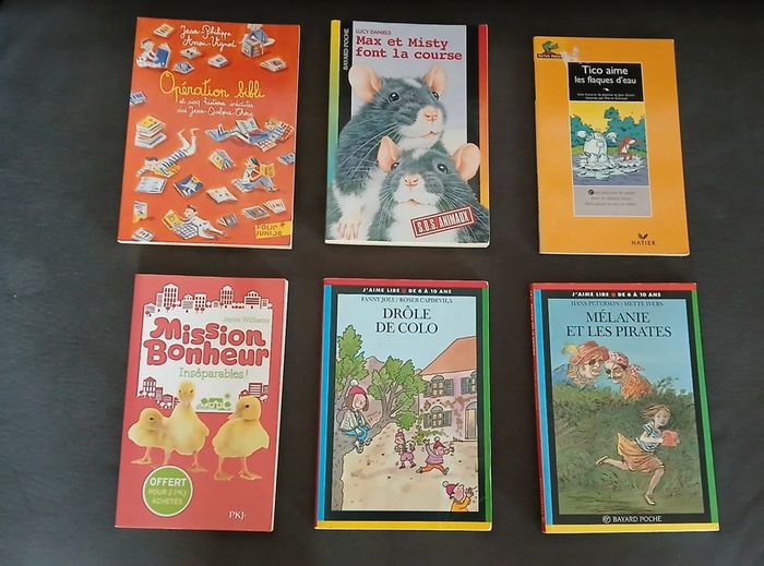 Lot 6 livres enfants