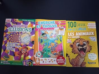 Lot 3 magazines jeux enfants