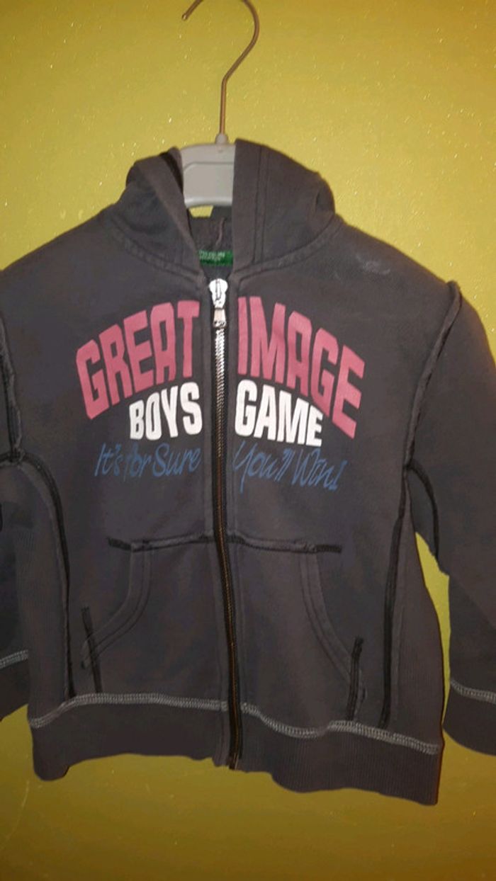 Gilet garçon Benetton  2/3 ans