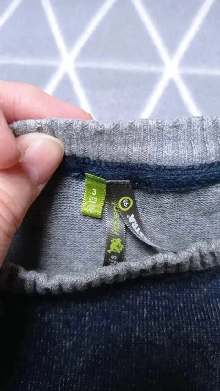 🦁 lot 1 pull et 1 sweat, 3 ans - photo numéro 5