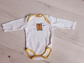 Vêtement bébé mixte garçon fille body manches longues Orchestra Samedi 3 mois