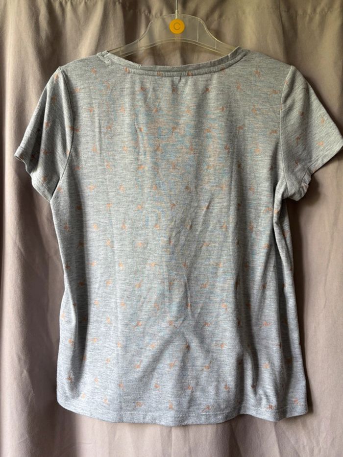 Tee shirt motif flamant rose - photo numéro 4