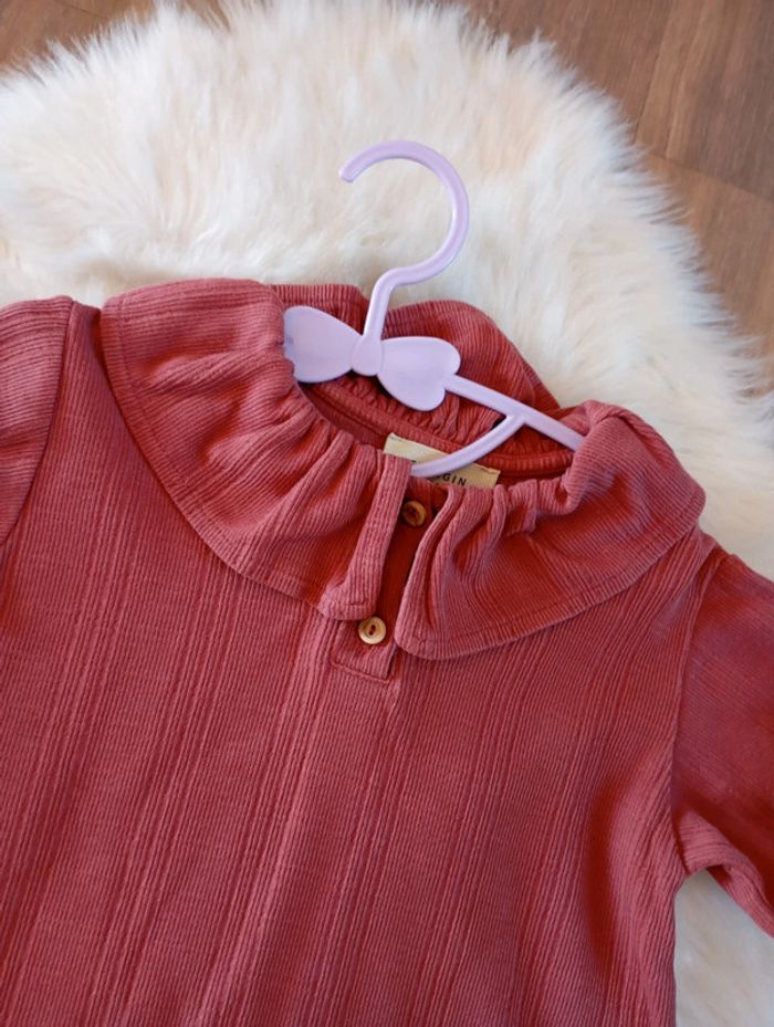 Frangin frangine 👑 robe chic terracotta ocre 2 ans 👉 coup de coeur assuré ! Faites vite - photo numéro 2