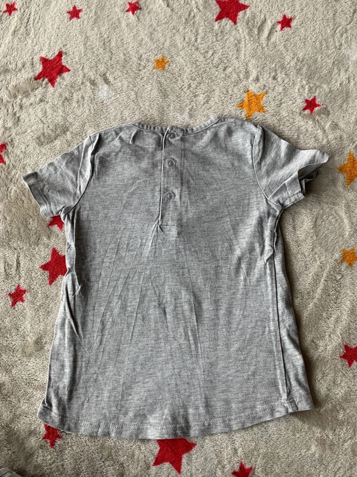 Lot 3 Tee-Shirts R-Baby Rose et Gris 2 Ans - photo numéro 8
