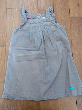 Robe fille velours 18 mois