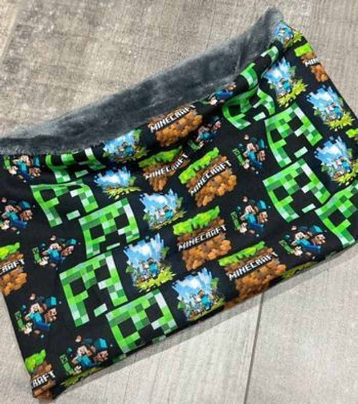 Snood enfant Minecraft, snood cache cou enfant  super mario - photo numéro 9