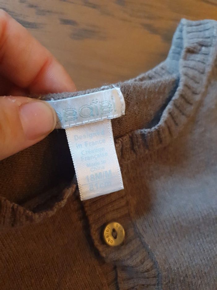 Pull Kaki Obaïbi 18 Mois - photo numéro 3