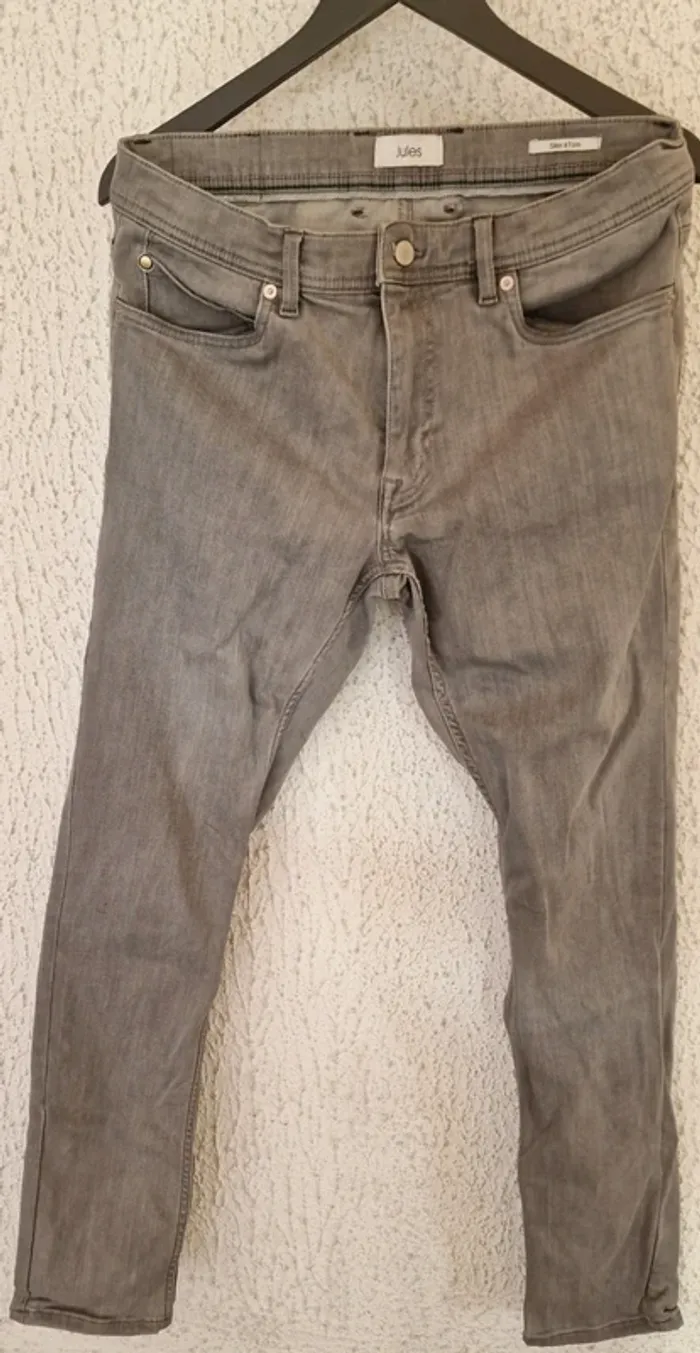 Jean homme gris
