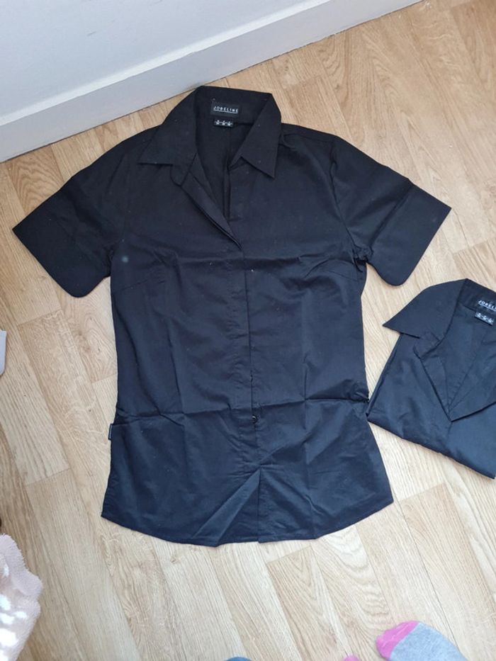 Chemise noir serveuse
