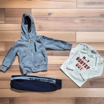 Ensemble jogging 3 pieces  garcon  🌹18mois🌹