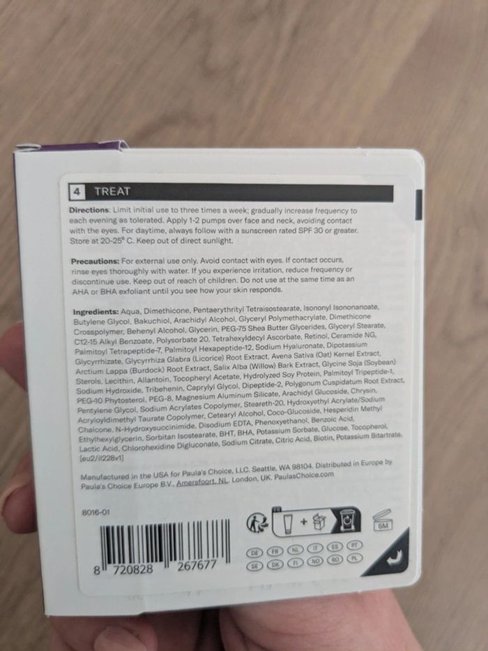 Paulas choice traitement retinol bakuchiol format voyage - photo numéro 2