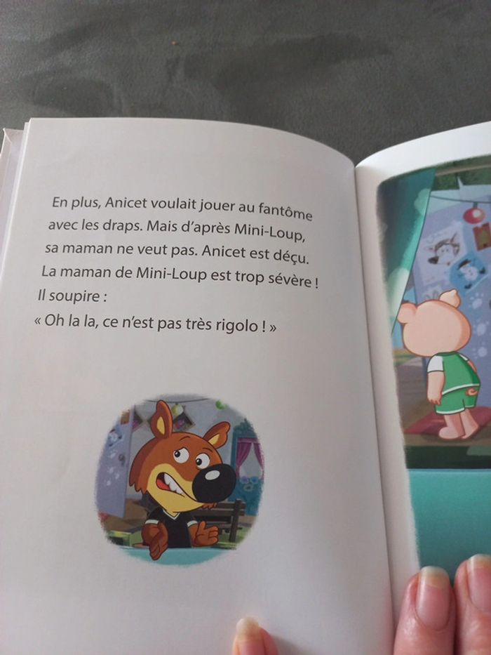 Mini loup premières lectures hachette soirée pyjama cp - photo numéro 2