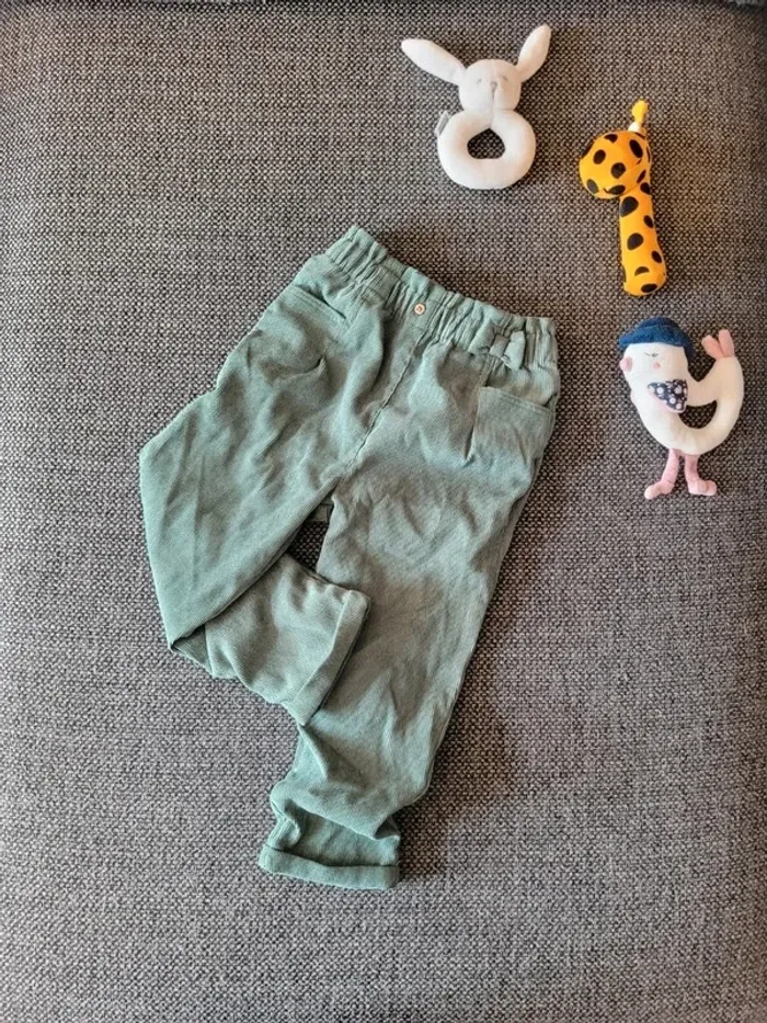 Pantalon doublé fille 36 mois