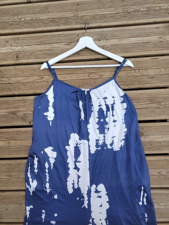 🌊 Combinaison Tie-Dye Bleu Marine & Blanc – Taille 40/42  – Shein – Neuve - photo numéro 5