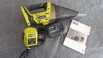 ASPIRATEUR RYOBI R18HV + BATTERIE + CHARGEUR