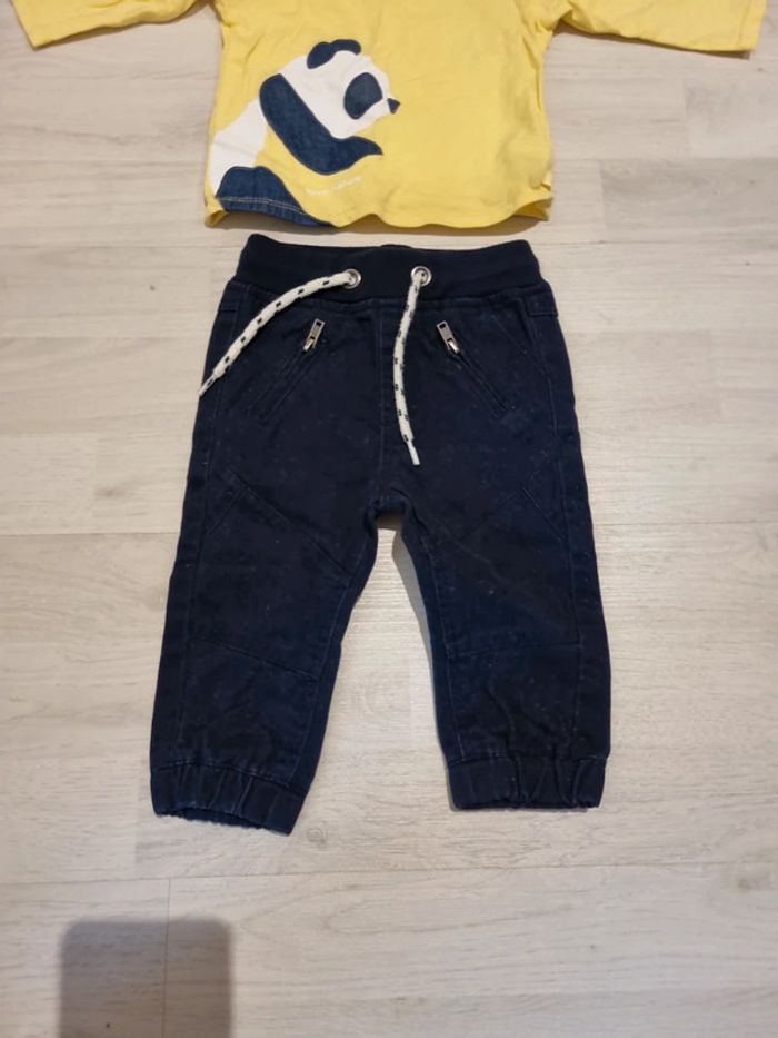 Ensemble pantalon + t-shirt 6 mois - photo numéro 4