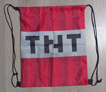 Petit sac à cordon Creeper Tnt Minecraft