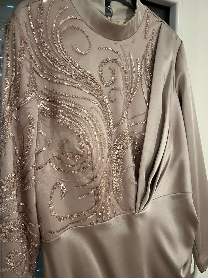 Robe de soirée robe poudré