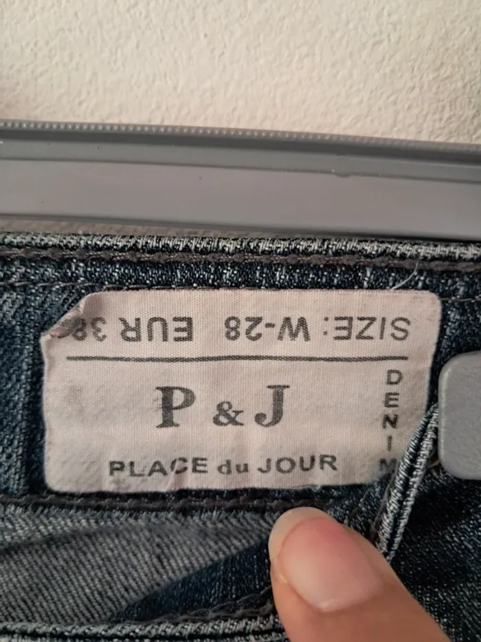 Jean skinny bleu délavé femme, coupe moderne - photo numéro 3