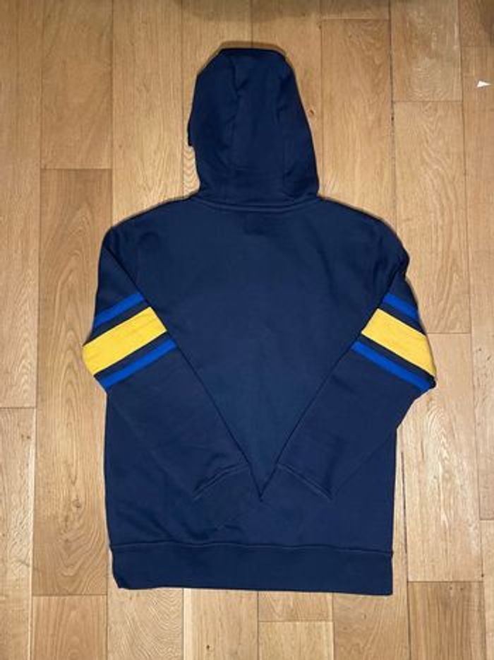 Sweat zippé Gap bleu et jaune 14 ans - photo numéro 3