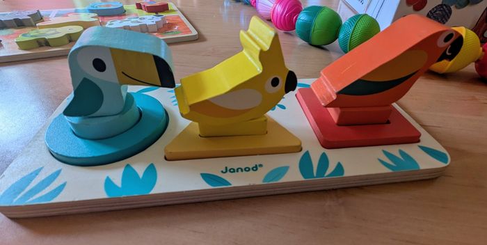 Jeu éducatif formes couleurs a emboiter - photo numéro 2