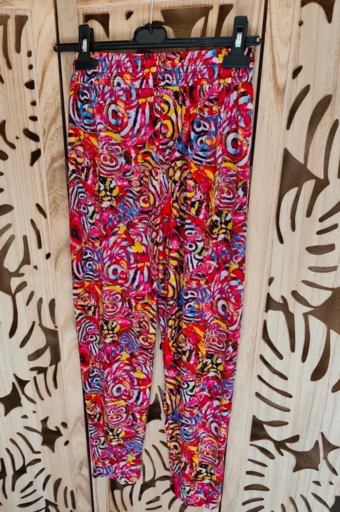 Pantalon fluide et légère imprimée - photo numéro 4
