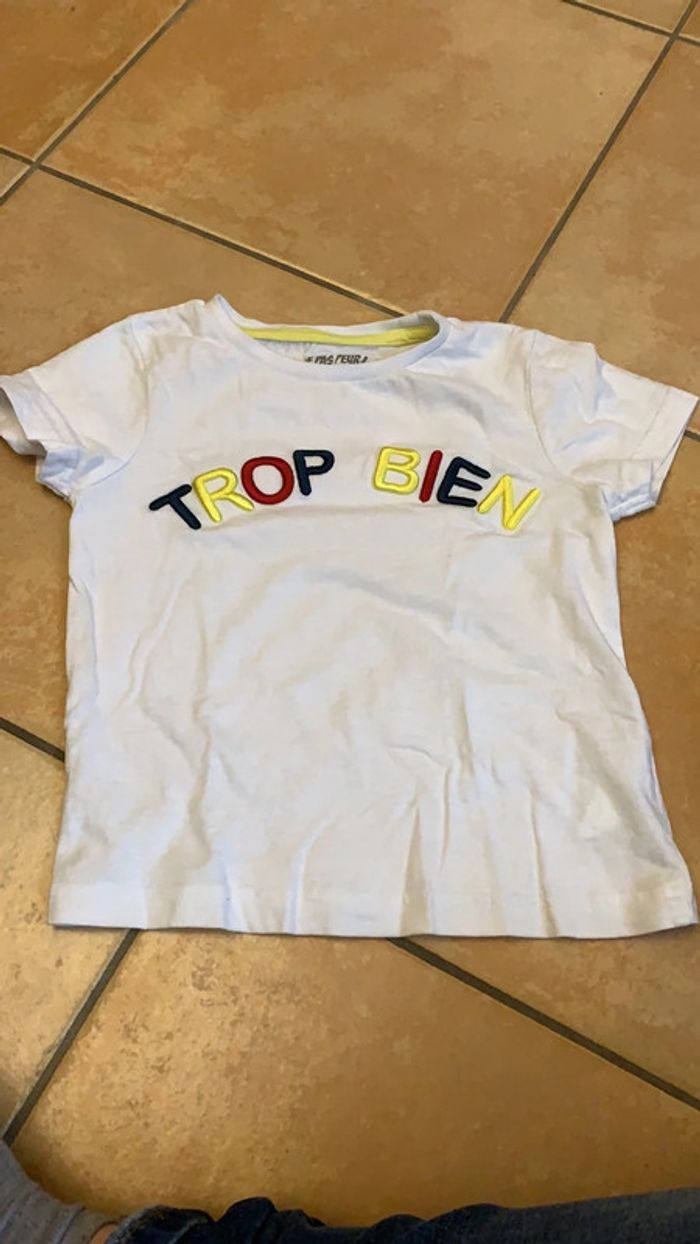 T-shirt trop bien 3 ans