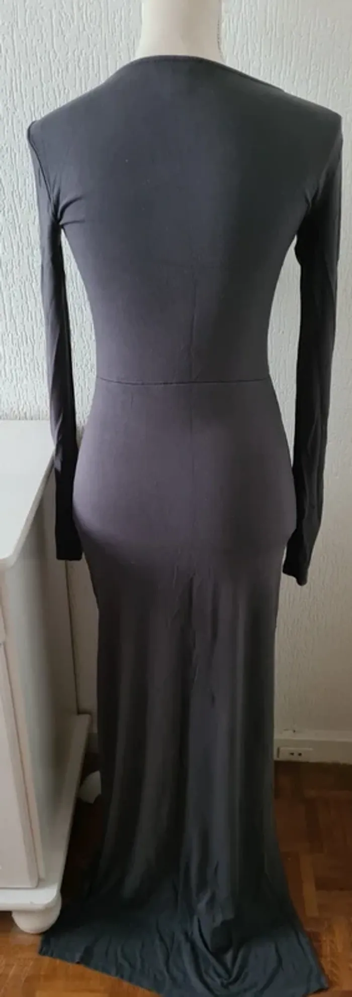 Robe longue grise Forever21 Taille S - photo numéro 2