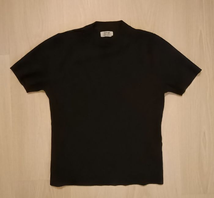 T shirt noir épais - photo numéro 2