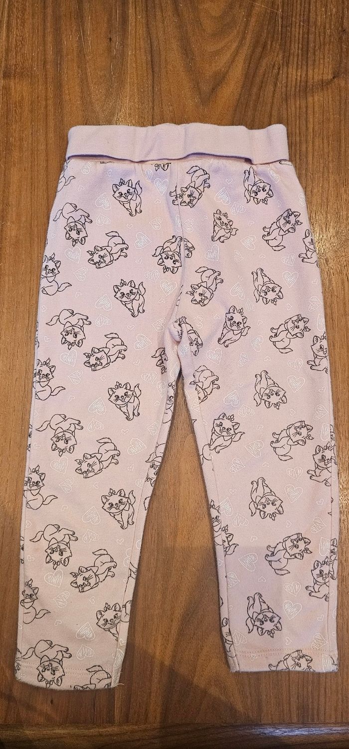 Pantalon fille chaud disney marie Aristochats 92cm