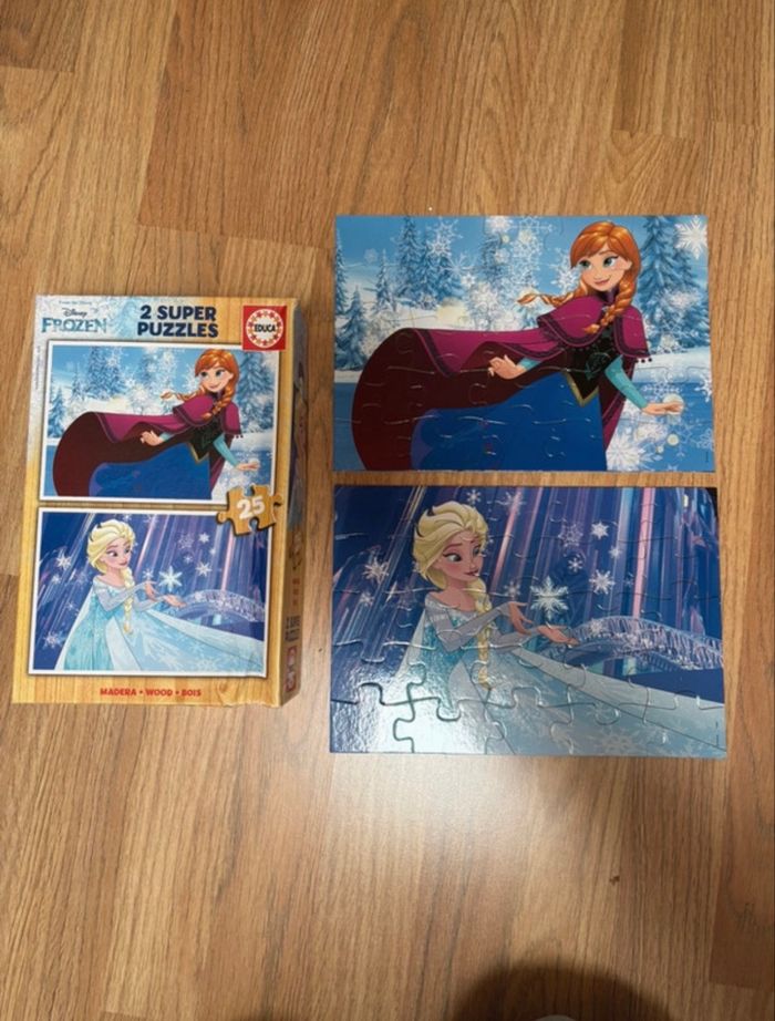 2 super Puzzle en bois