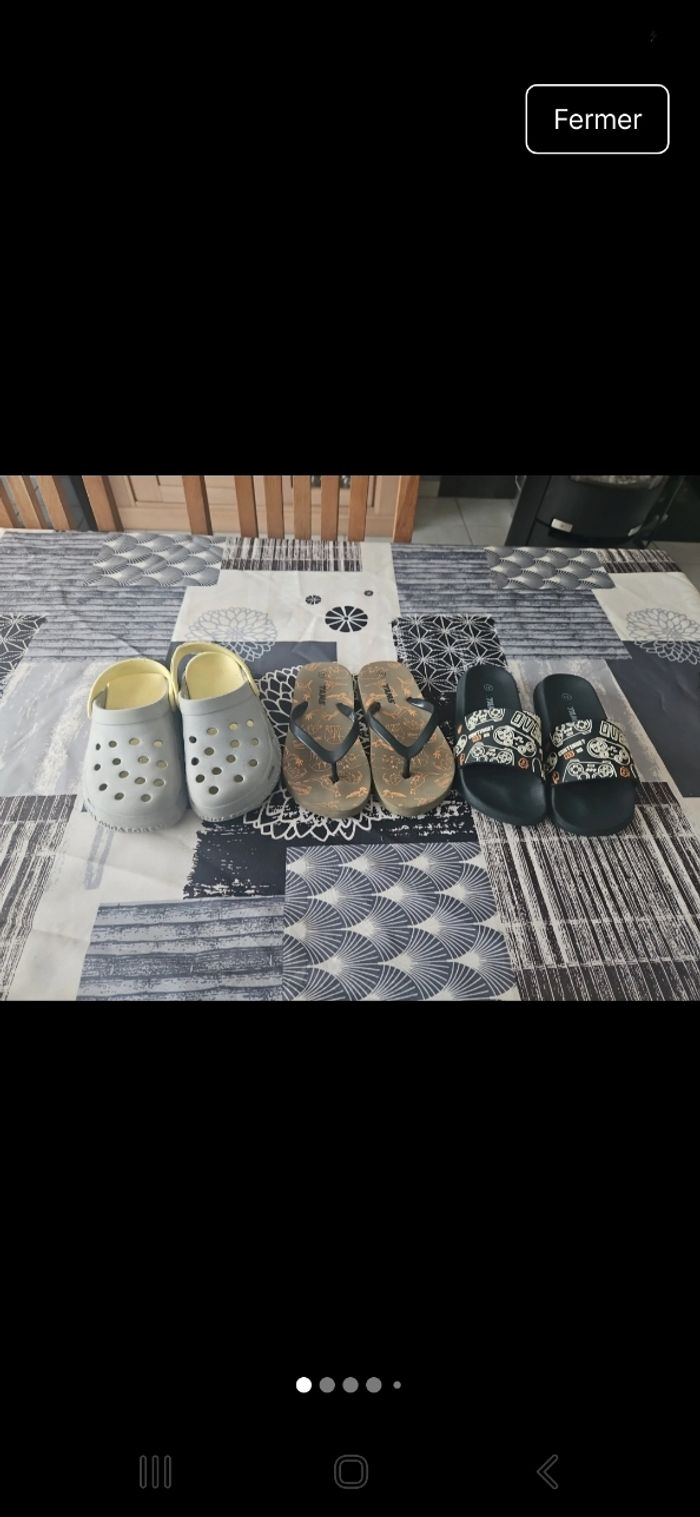 Lot sandales garçon