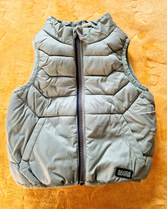 Veste sans manche bébé 12 mois
