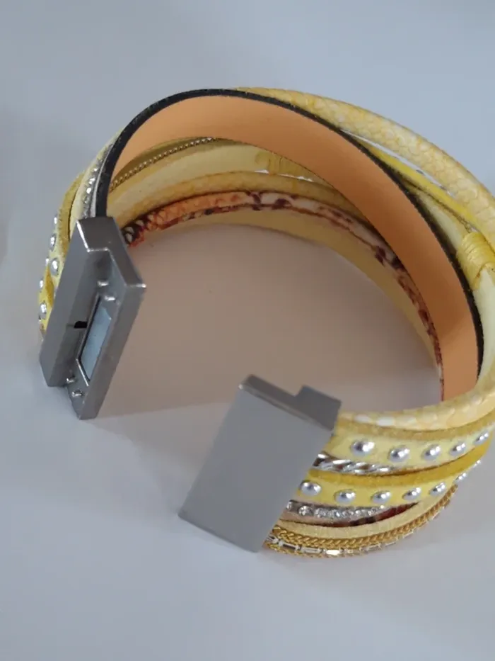 Joli bracelet aimanté multirangs - photo numéro 5