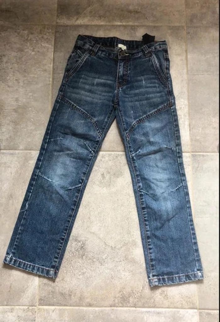 🤩 Craquant jean 7 ans 8 ans TEX adorable ajustable à la taille - photo numéro 10